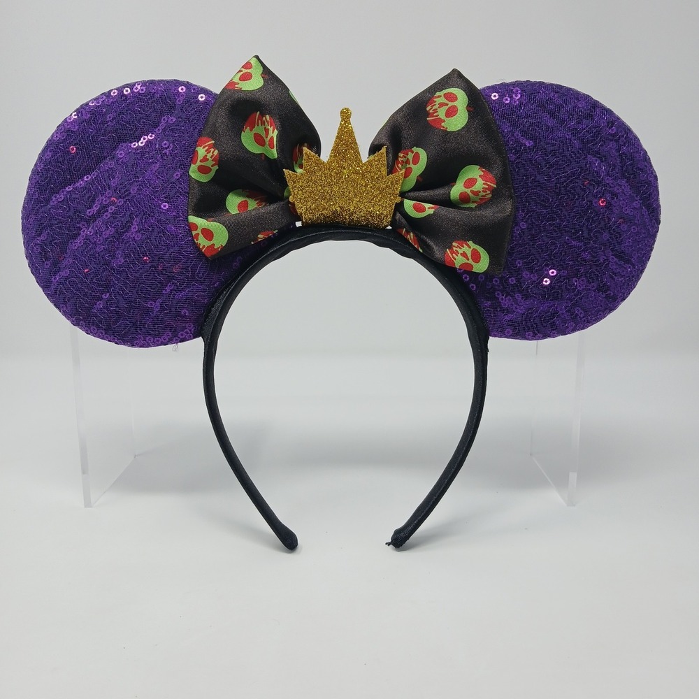 Disney 100th Anniversary Villains Evil Queen Minnie Mouse Ears Headband